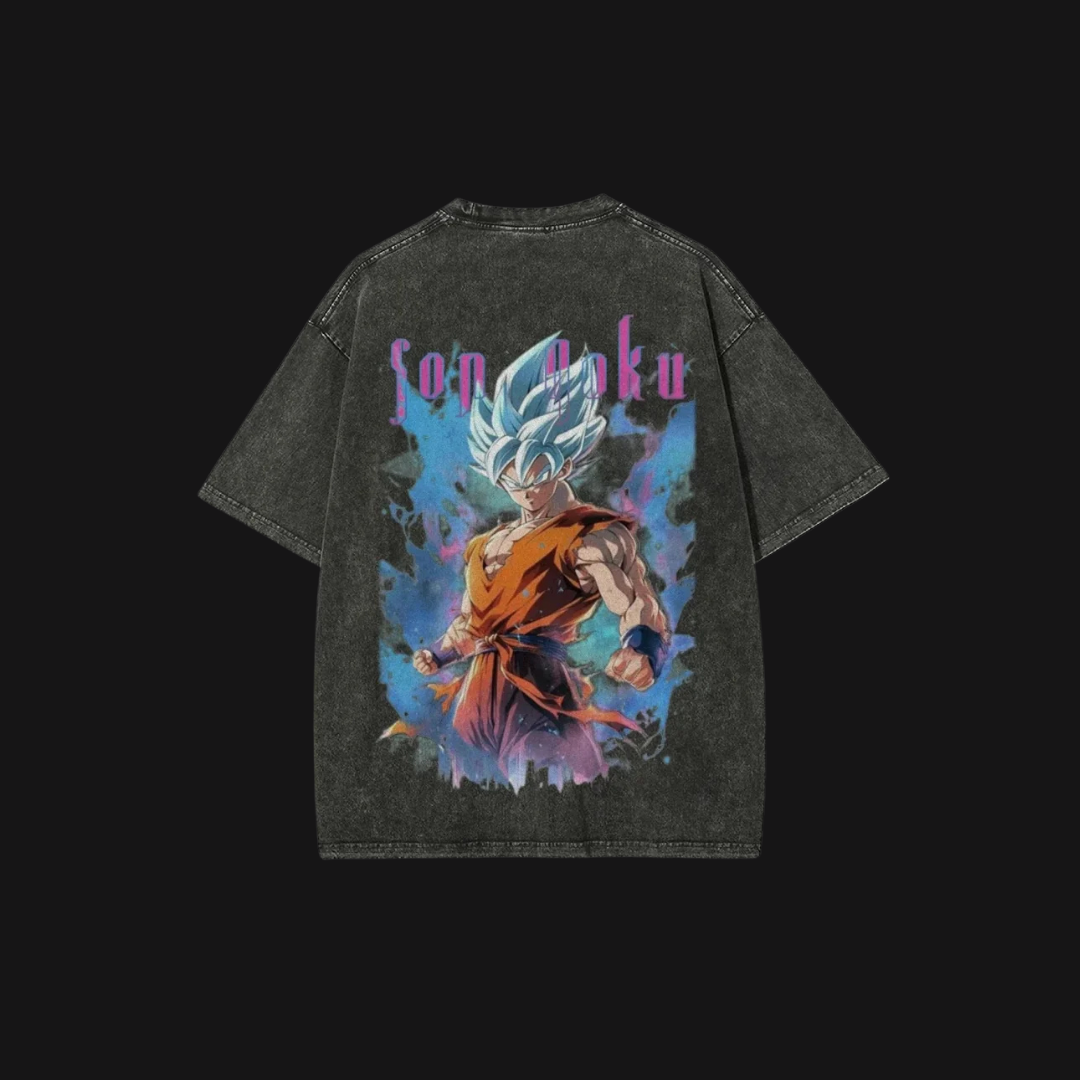 Anime Oversize T-shirt Dragon Ball Z Son Goku