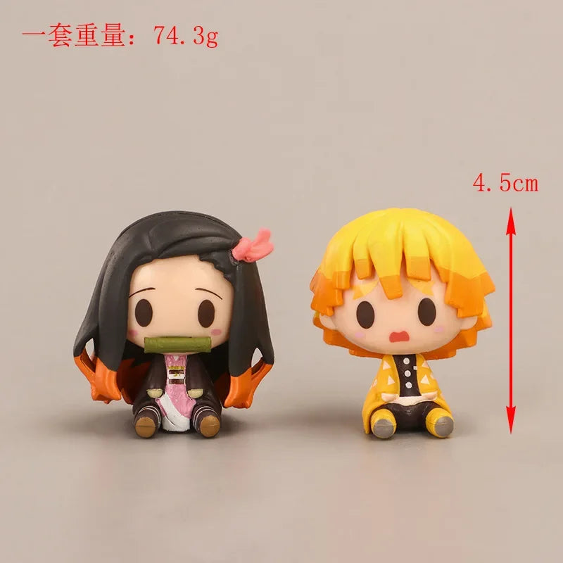 Demon Slayer Action Figures 4 Pcs