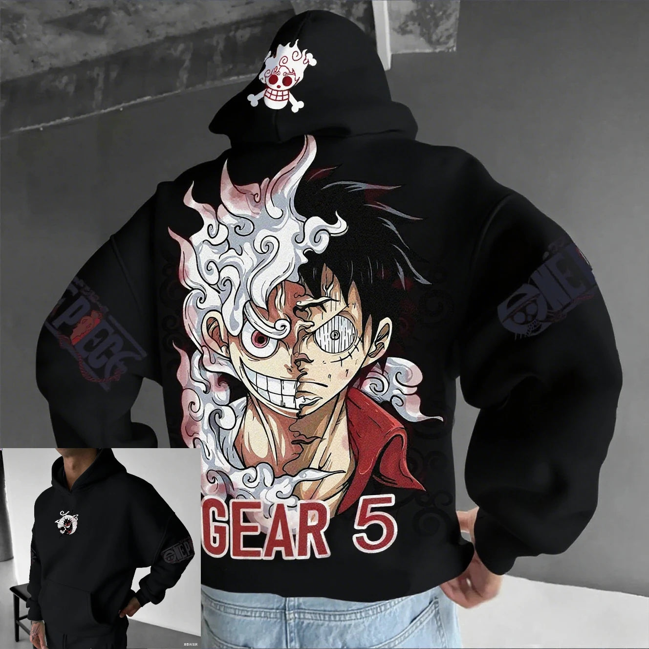 One Piece Luffy Gear 5 Hoodie