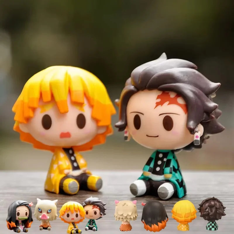 Demon Slayer Action Figures 4 Pcs